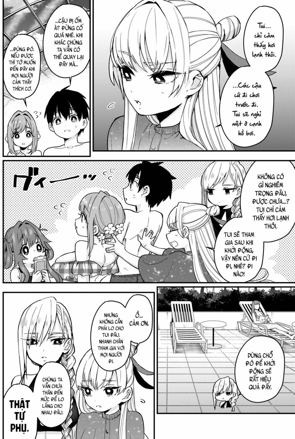 kimi no koto ga dai dai dai dai daisuki na 100-ri no kanojo chapter 8: chương đồ bơi yêu thích của mọi ng - Next chapter 9: các cặp đôi ở khu nghỉ dưỡng spa